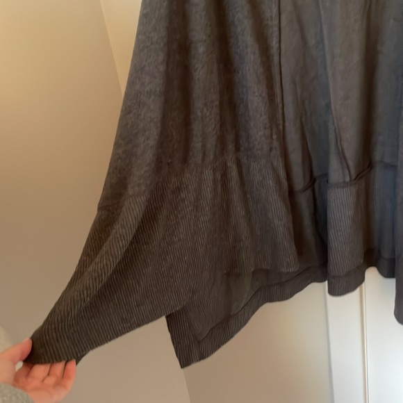 Simply Vera gray sweater shawl X/XL - Picture 2 of 8